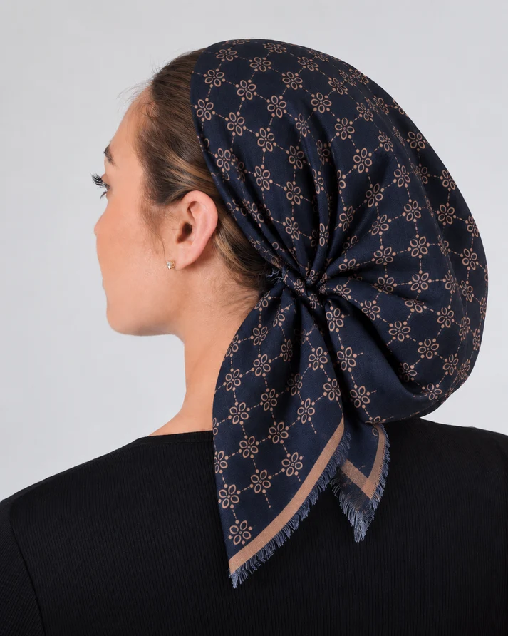 Lattice Florals Pre-tied Open Back